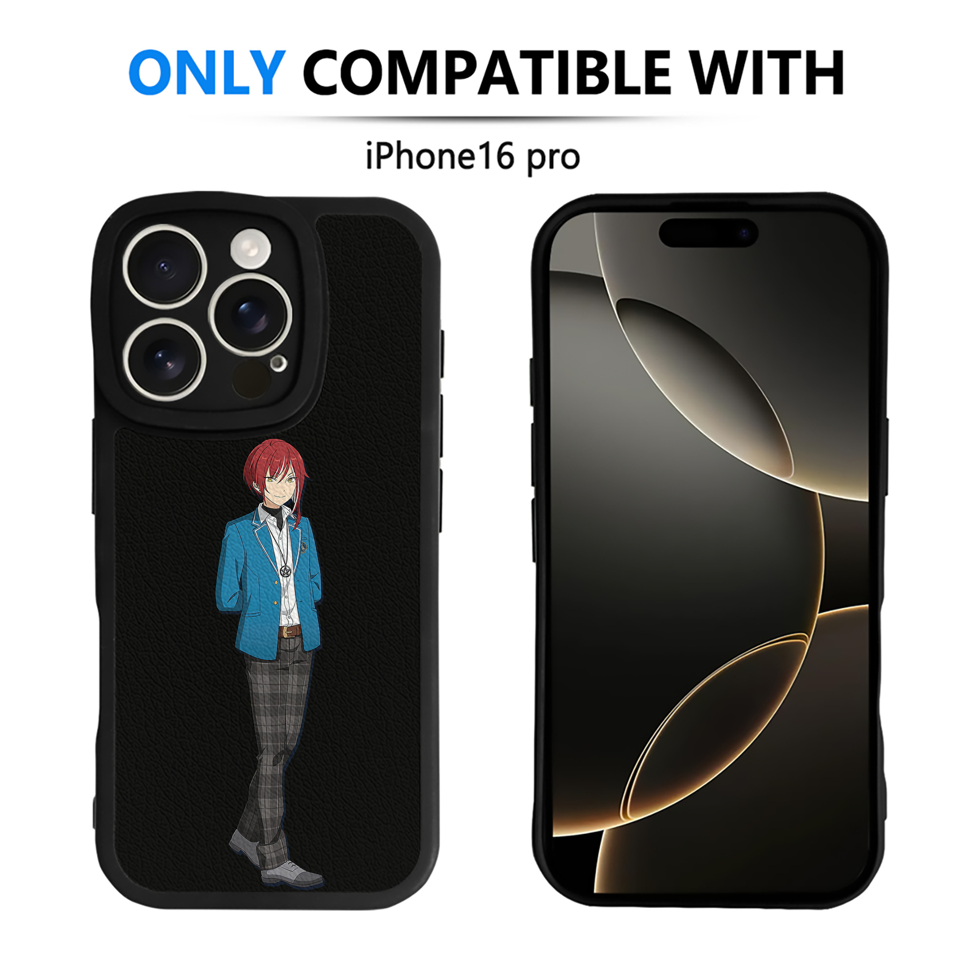 （画像用） あんさんぶるスターズ! Ensemble Stars 【iPhone 16シリーズ対応】シリコンスマホケース（レザー調） 材質：シリコン
